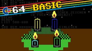 PETSCII-Schneegestöber: Eine winterliche Erweiterung für den C64-Adventskranz
